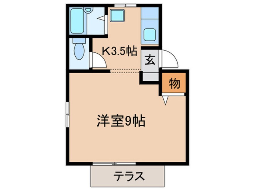 間取図 ベルウッドハイム岩倉