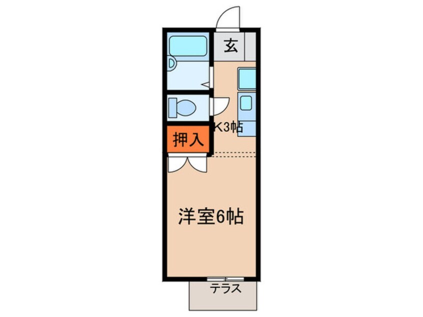 間取図 マンハイム谷口