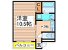 アーバンストリーム(波寄町） 1Kの間取り