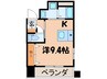 ソアレシバタ 1Rの間取り