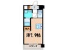 ソアレシバタ 1Rの間取り
