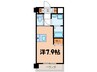 ソアレシバタ 1Rの間取り
