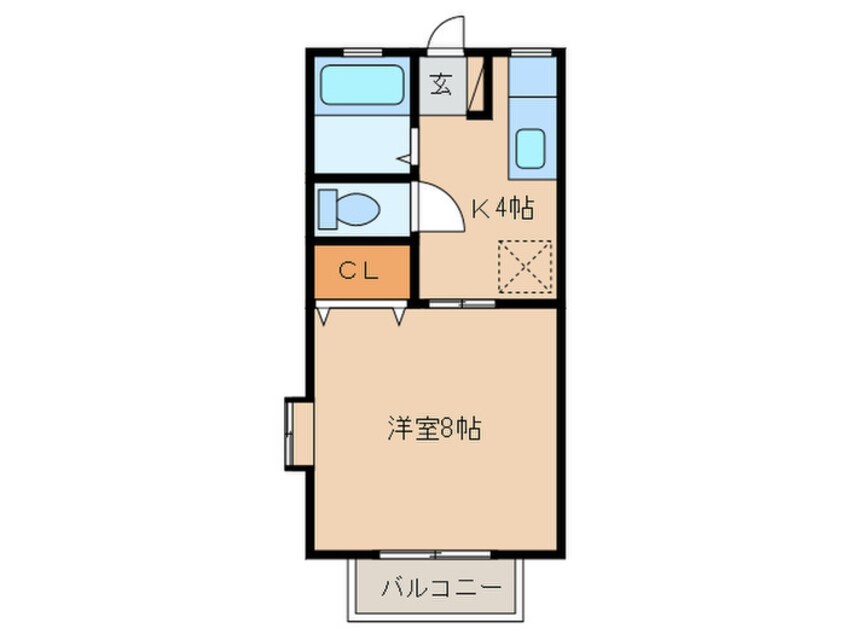 間取図 ハイツT・K