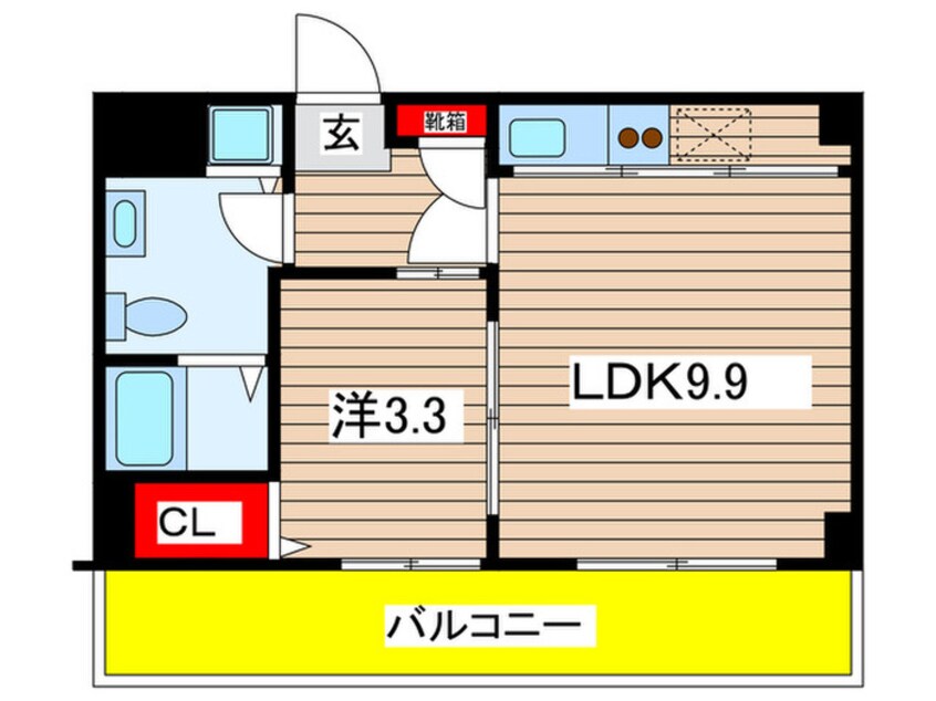 間取図 ティ－ブロッサム