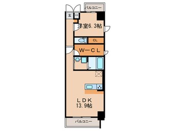 間取図 ファインブルーム新栄