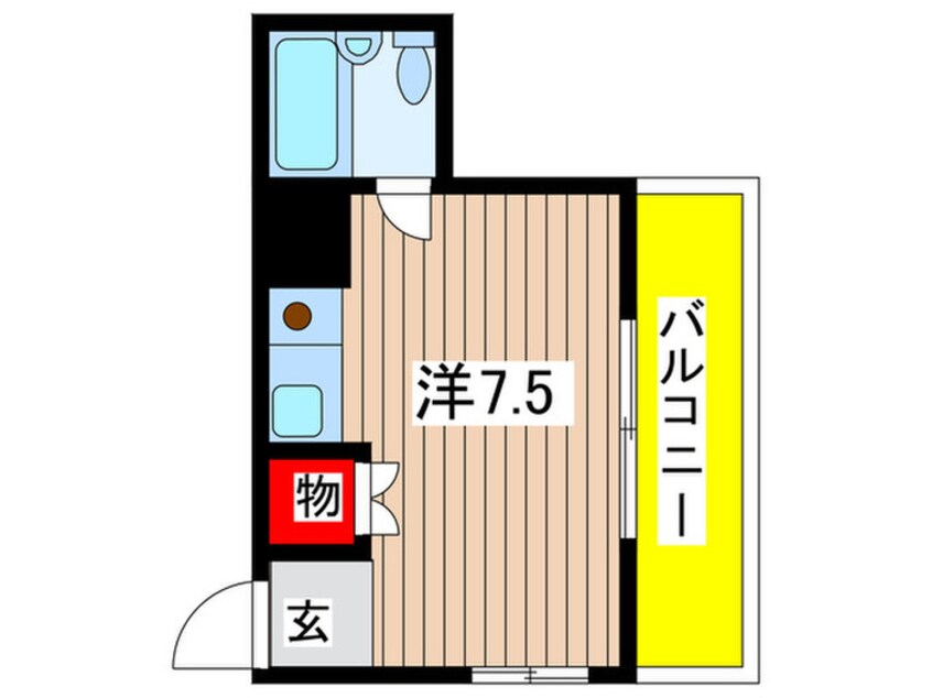 間取図 サンメゾン安田