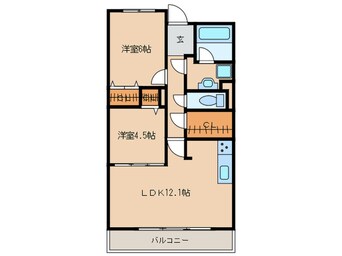 間取図 カドヤパレス