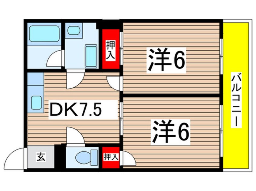 間取図 守田ビル