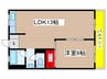 八事ビル 1LDKの間取り