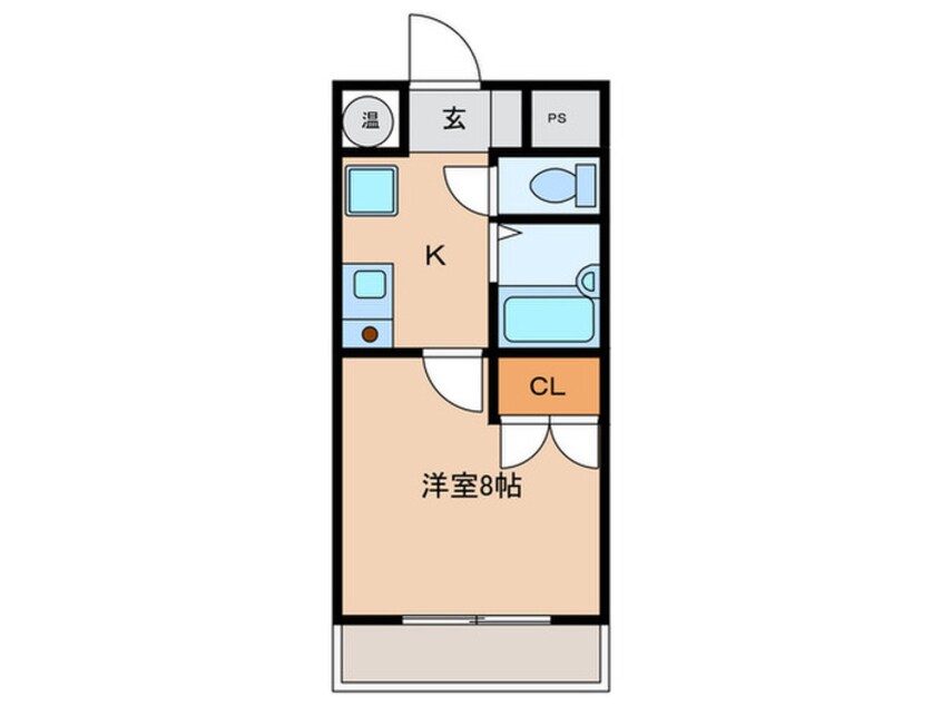 間取図 コーポフローラ