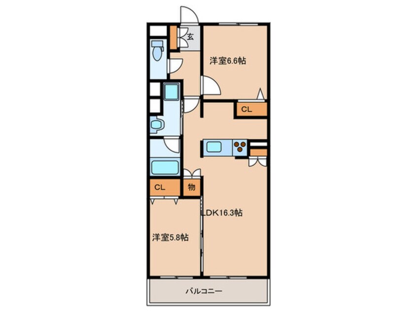 間取図 The Park TOKINOTERRACE