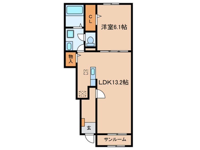 間取図 ジェネシスⅢ