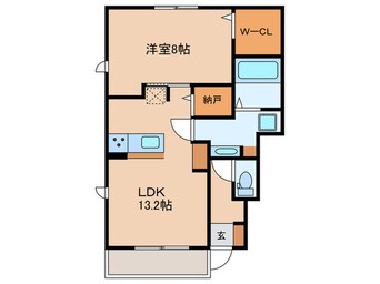 間取図 サニープレイス十一屋D棟