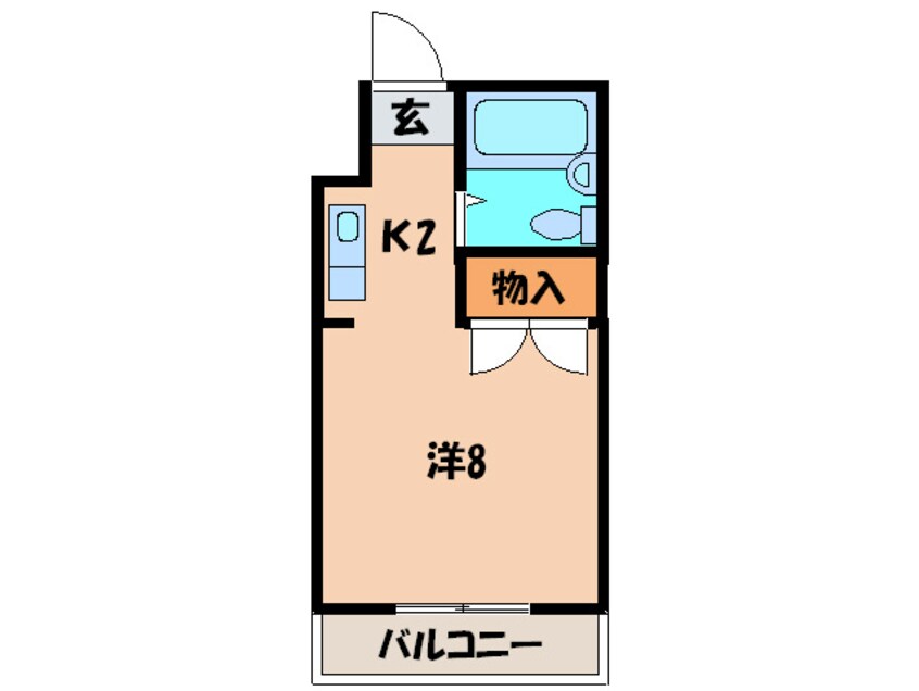 間取図 アメニティ天野Ⅱ