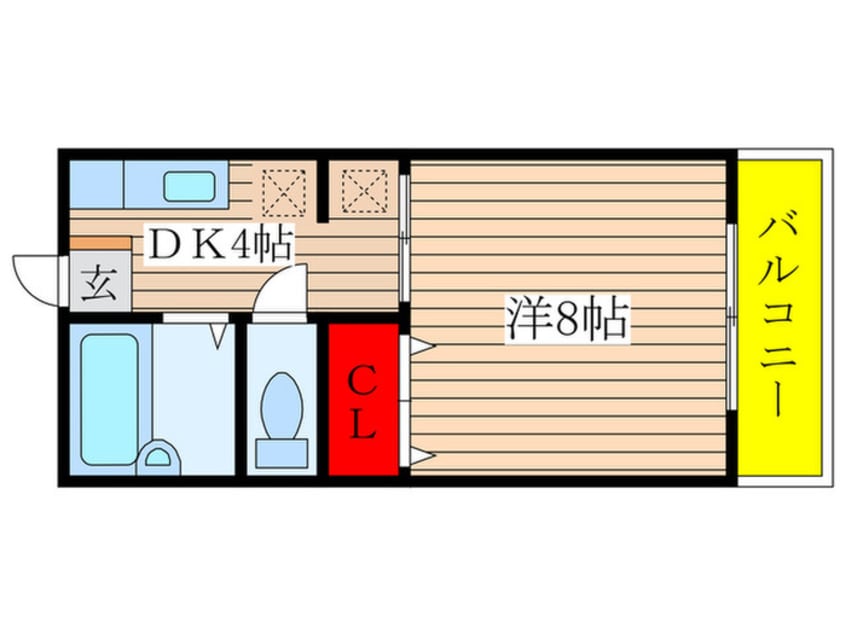 間取図 フロリカウラー１