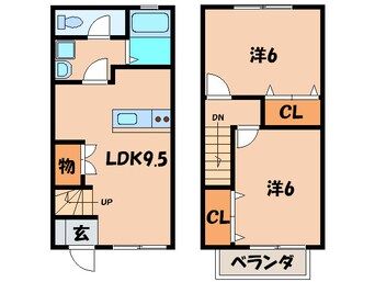 間取図 ジェンティ－レ