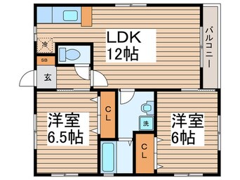 間取図 セゾン桜台