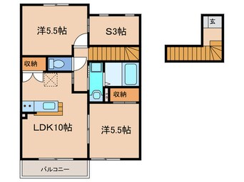 間取図 エルメゾン　Ａ