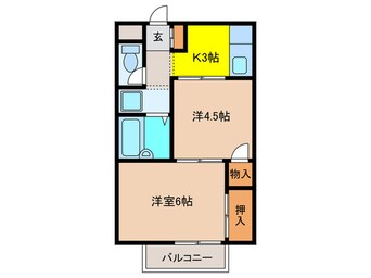 間取図 エルディム今伊勢