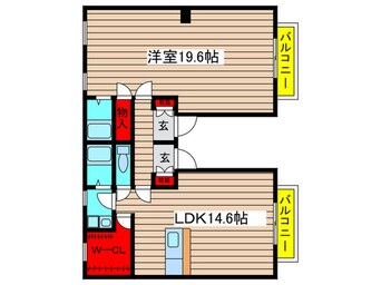 間取図 フラワービレッジ