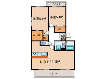 間取図 マ－ベラス