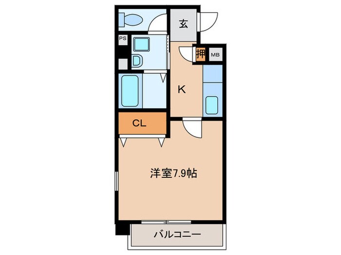 間取り図 オレンジヴィラ若水