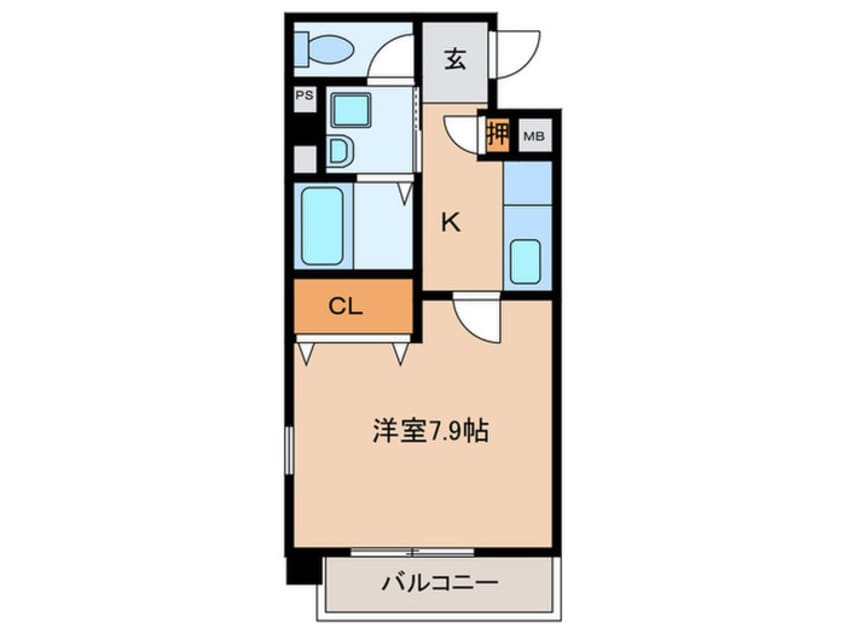 間取図 オレンジヴィラ若水