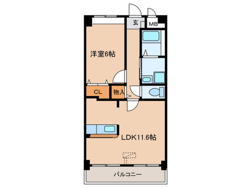 間取図 リアライズ稲永駅前