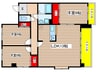 ハイツ平針 3LDKの間取り