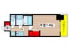プレサンス桜通ベルノ（1303） 1Kの間取り