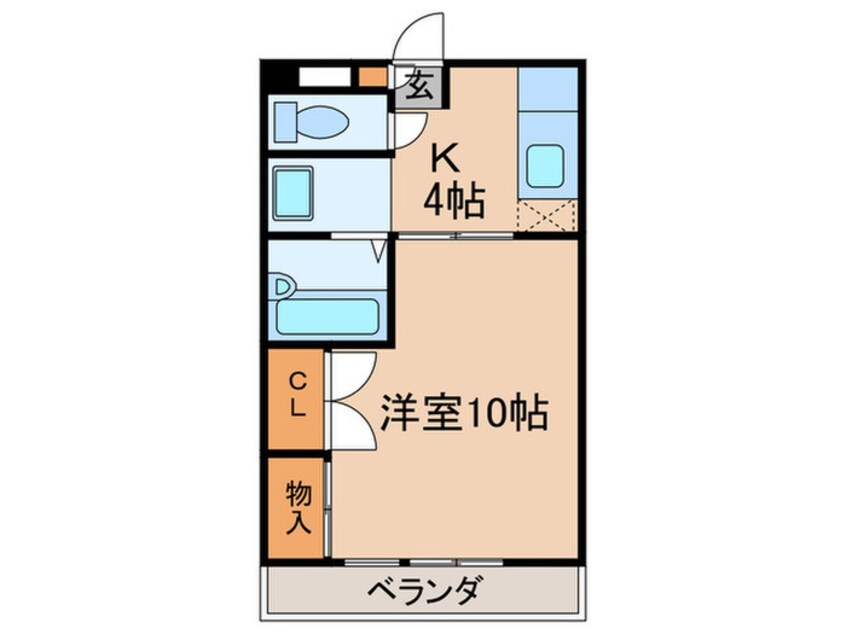 間取図 ビュ－ティ武田