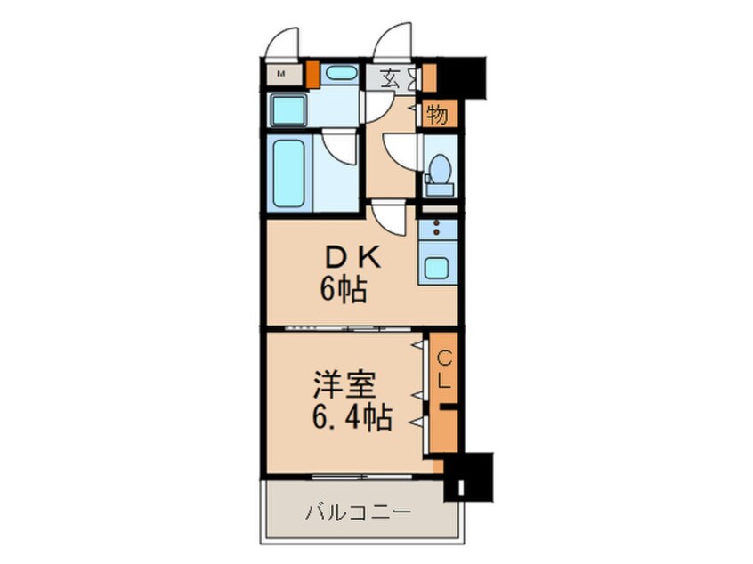 間取図 アスピラシオン名駅