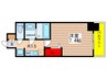 プレサンス桜通ベルノ（1403） 1Kの間取り