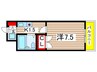 CASA  NOAH　八事 1Kの間取り