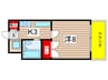 CASA  NOAH　八事 1Kの間取り