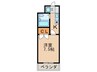 CASA  NOAH　八事 1Kの間取り