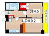 CASA  NOAH　八事 1LDKの間取り