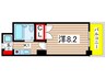 CASA  NOAH　八事 1Kの間取り