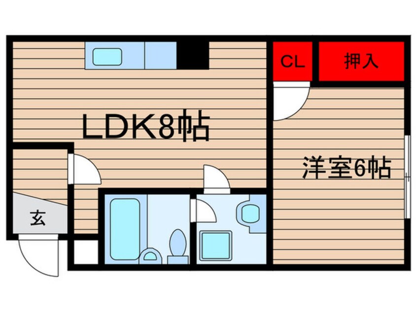 間取図 中京第３ビル