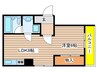 中京第３ビル 1LDKの間取り