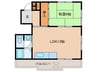 メゾン徳川 1LDKの間取り
