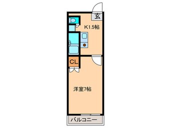 間取図 プレジ－ルＷＡＲＡＢＩ