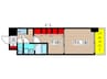 S-RESIDENCE六番町 2Kの間取り