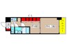 S-RESIDENCE六番町 2Kの間取り