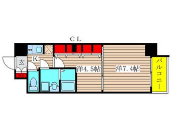 間取図 S-RESIDENCE六番町