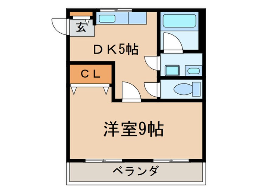 間取図 尾関コーポ