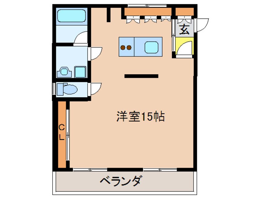 間取図 尾関コーポ