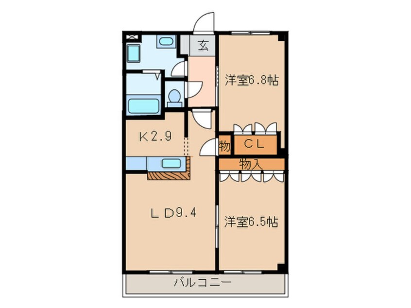 間取図 ミルトハウゼ