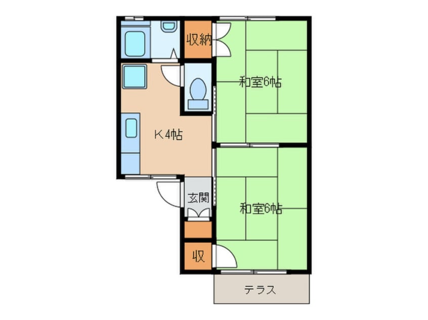 間取図 ハイライズ日南