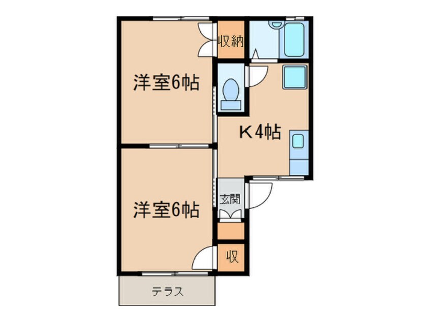 間取図 ハイライズ日南